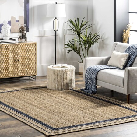 Nuloom Rikki Coastal Braided Jute Area Rug 6ft x 9ft TADR04B-609